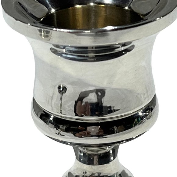 Vintage Silver Plate Candlesticks, Round Base - Set of 2 - Picture 5 of 8